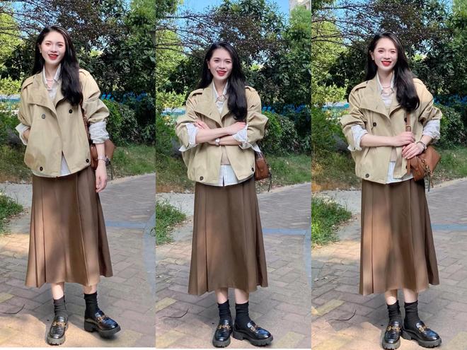 “5件外套”穿搭好看时髦显气质谁穿谁受益AG真人百家家乐app卡其色半裙搭配这(图8)
